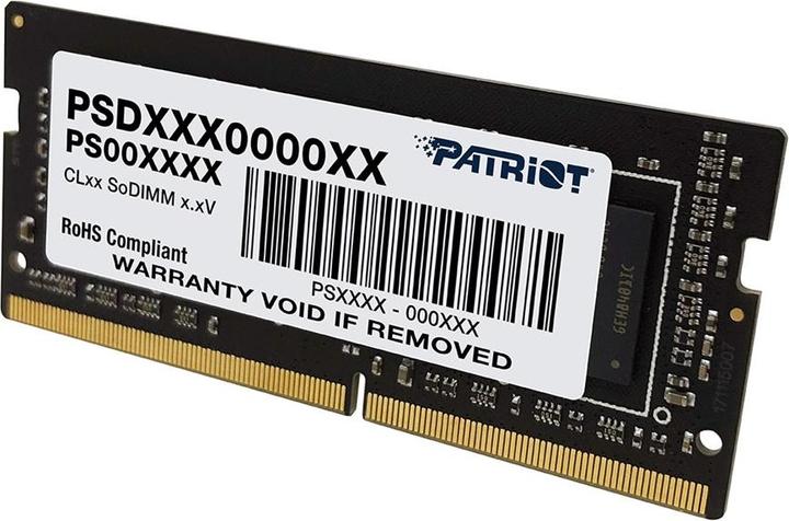 Produktbild Patriot SO-DIMM DDR4 8GB 2666MHz (1 x 8GB, 2666 MHz, DDR4-RAM, SO-DIMM)