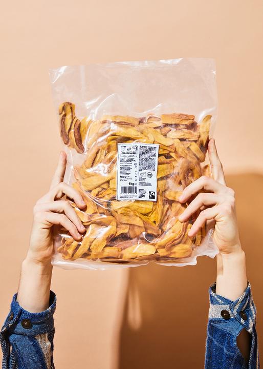 Actual product image KoRo Organic fairtrade dried mango strips (Brooks) (1000 g)