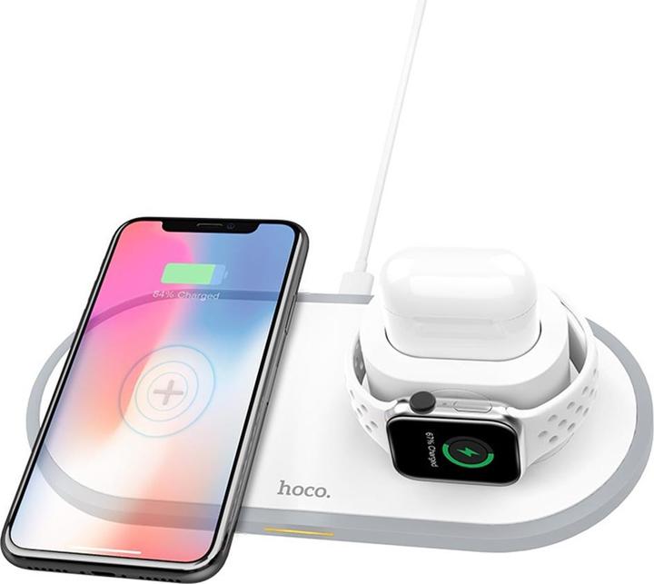 Hoco CW21 3 in 1 Wireless Charger (10 W)