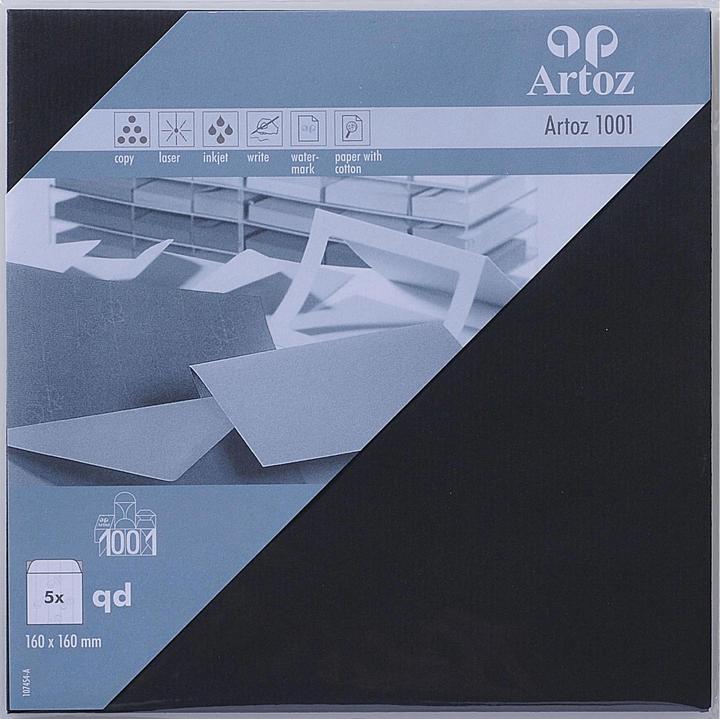 Artoz 1001 Kuverts160 schwa (16 x 16 cm, 5 x)
