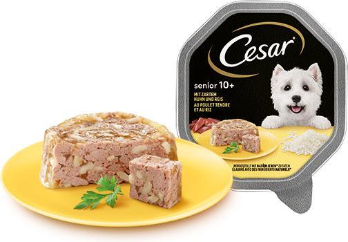 Immagine prodotto Cesar Vital 10+ Senior con pollo tenero e riso in gelatina (Senior, 1 pz., 150 g)