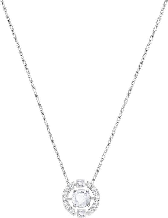 Swarovski Sparkling Dance Round Halskette (Edelstahl, 38 cm)