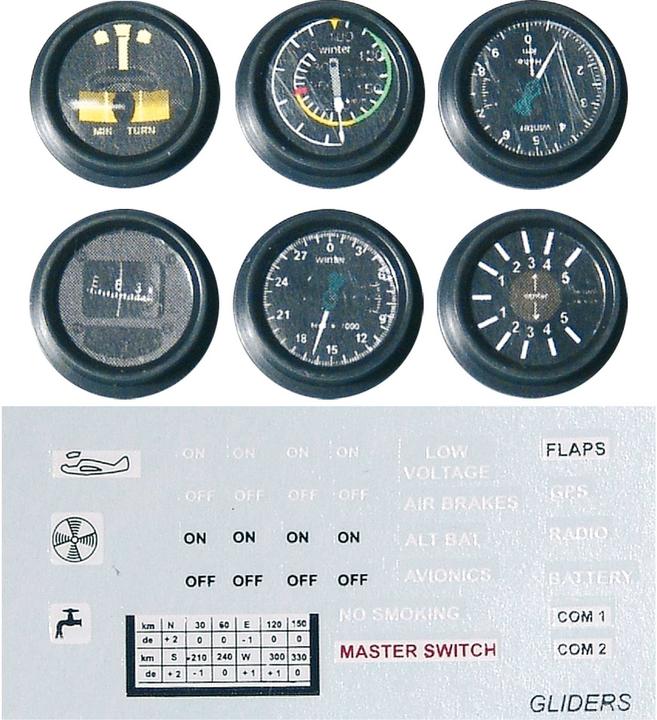 Produktbild Planet-Hobby scale instrumente 1/5 für duo discus und ähnliche