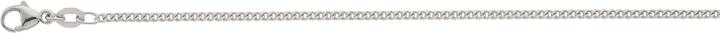Bijou Classic Collier Panzer geschliffen 45 cm (Silber)