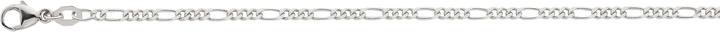 Bijou Classic Collier Figaro 50 cm (Silber)
