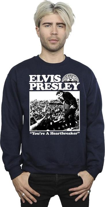 Immagine prodotto Elvis A Heartbreaker Felpa Uomo (4XL)