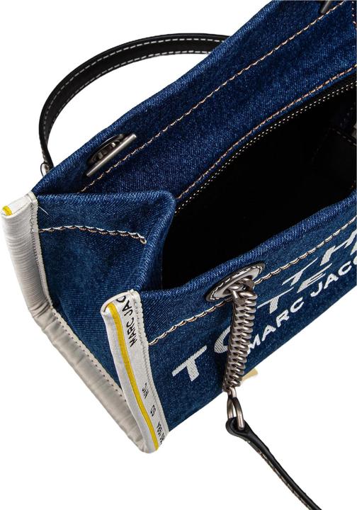 Immagine prodotto Marc Jacobs the small tote in blue denim with embroidered logo