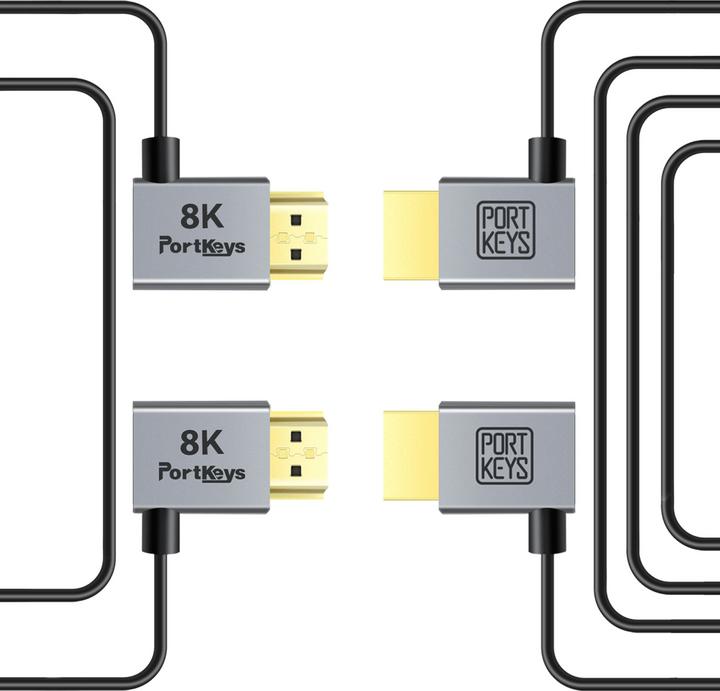 Immagine prodotto Portkeys HDMI (Typ A) - HDMI (Typ A) Kit (1 m, HDMI)