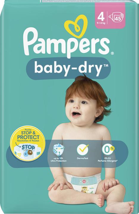 Actual product image Pampers Baby-Dry (Size 4, Pack, 45 Piece)