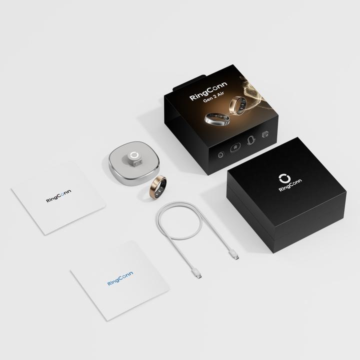 Actual product image RingConn Smart Ring Gen 2 Air (7, Gold)