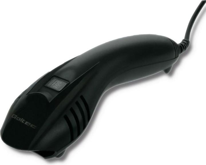 Actual product image Qoltec 50861 Wired Laser Barcode Scanner 1D (1D barcodes)