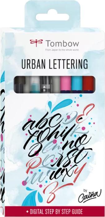 Actual product image Tombow Urban Lettering Set (Multicoloured, 6 x)