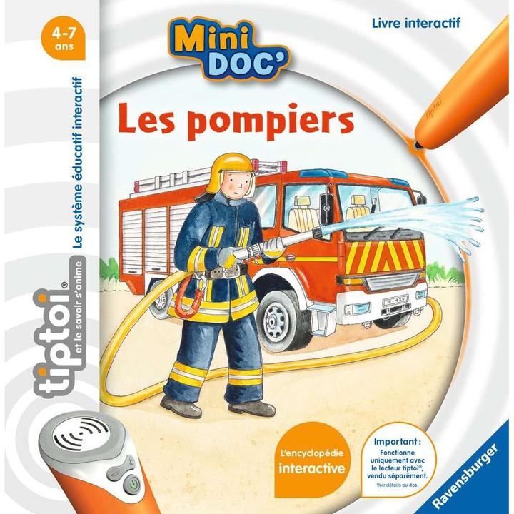 Produktbild tiptoi Mini Doc Les pompiers (Französisch, Collectif, 2024)