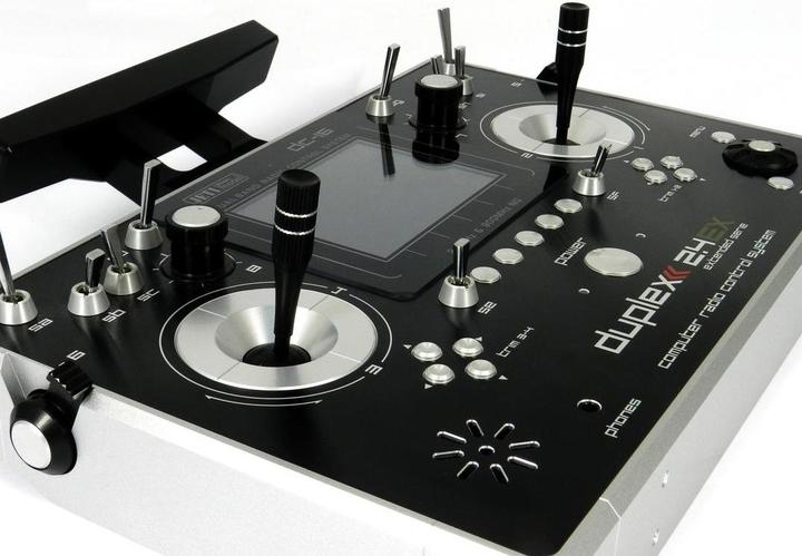 Immagine prodotto Jeti Trasmettitore da tavolo Duplex 2.4EX DC-16 II. Argento multimodale