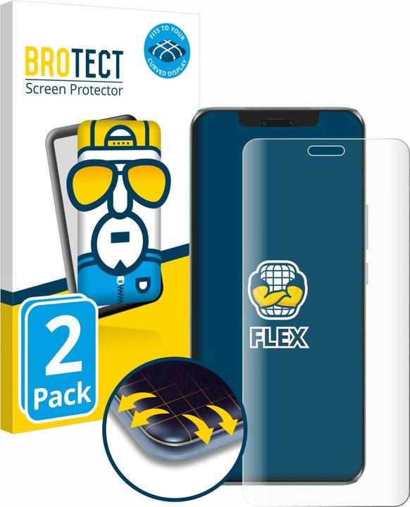 Actual product image BROTECT Full-screen display protection (2 Piece, ZTE Nubia Red Magic 6 Pro)