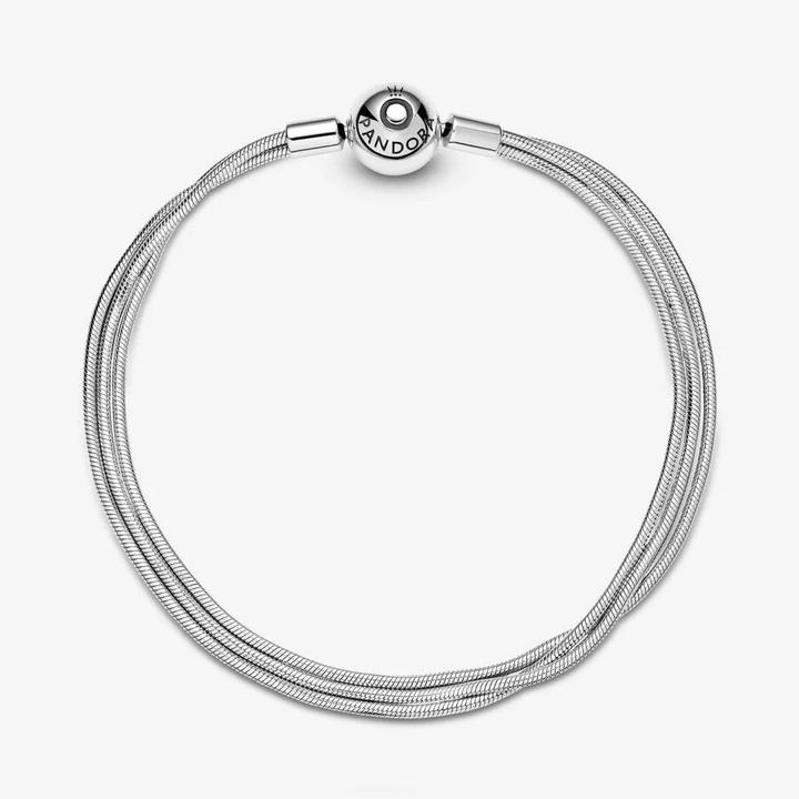 Immagine prodotto Pandora Bracciale Moments Multi Snake Chains (19 cm, Argento 925)