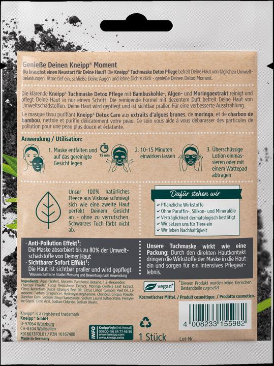 Produktbild Kneipp Tuchmaske Detox Care