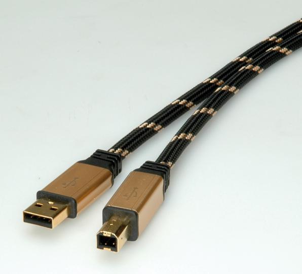 Produktbild Roline Gold USB 2.0 (4.50 m, USB 2.0)