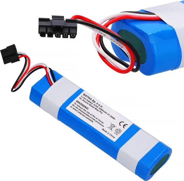 Xiaomi Wischroboter Pro INR18650 MA1-4S1P-SC | Batterie wiederaufladbare Batterie | 3200mAh 47.36Wh (1 Stk., 18650, 3200 mAh)