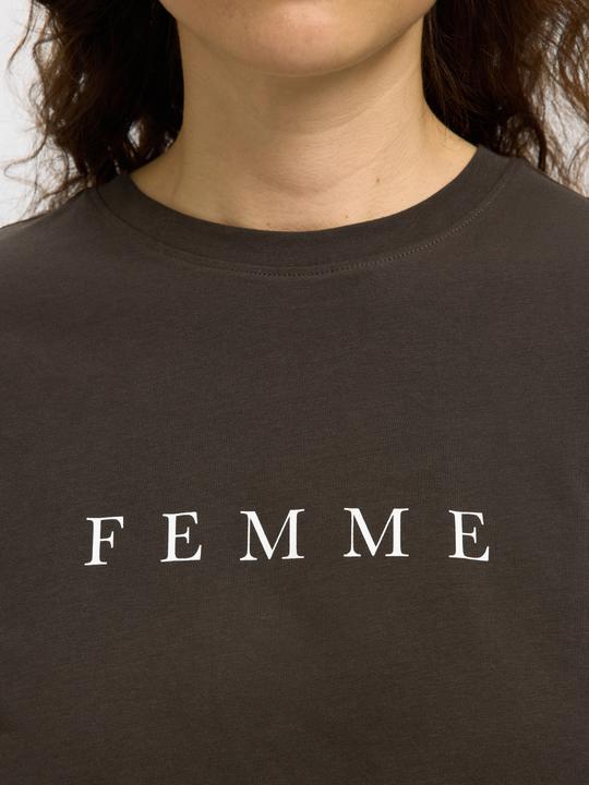 Actual product image Selected Femme Slfvilja Ss Printed Tee W Noos (XS)