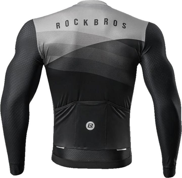 Image du produit Rockbros maillot cycliste 15120009003 manches longues printemps/été L - noir (L)