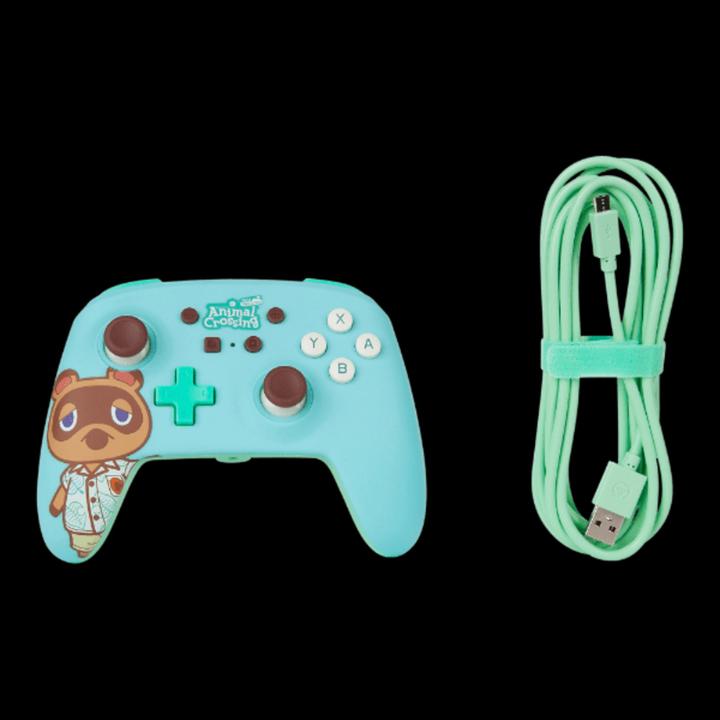 Produktbild PowerA Pro Controller con filo - Animal Crossing - Tom Nook (Switch)