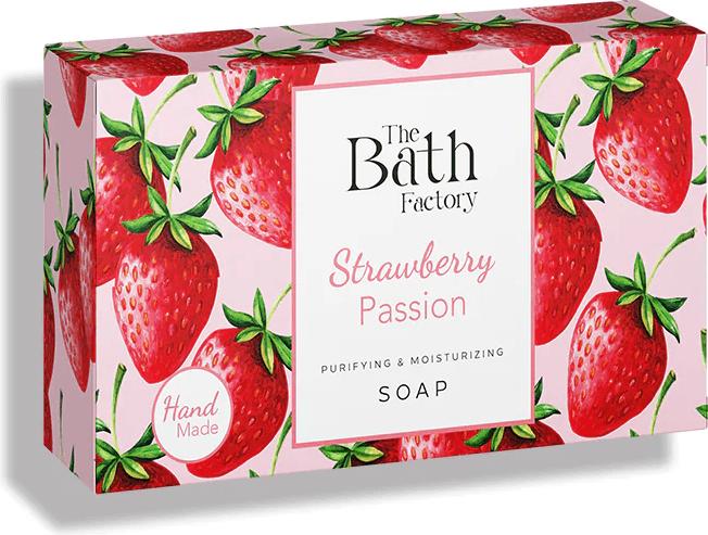 The Bath Factory Hand Gesichts und Körperseife Erdbeere (Hartseife, 1000 ml)
