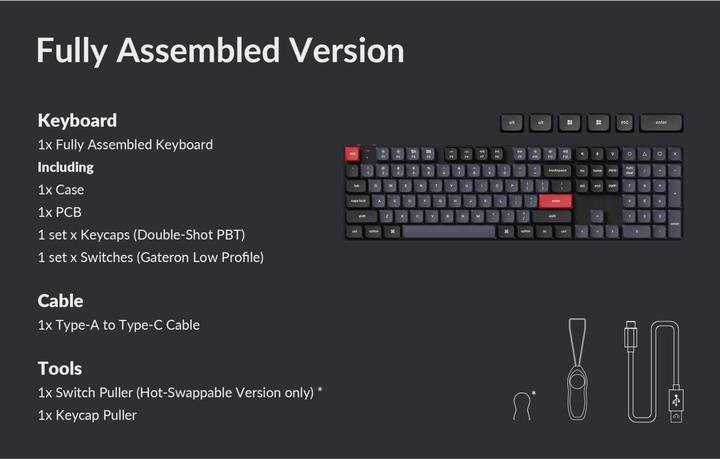 Produktbild Keychron K5 Pro (US, Kabelgebunden, Kabellos)