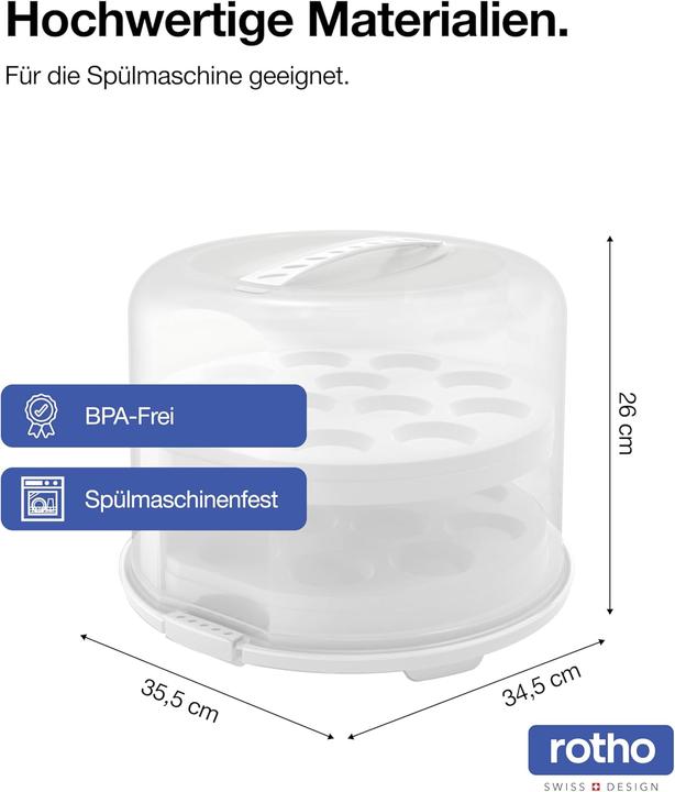 Actual product image Rotho Cake butler Fresh