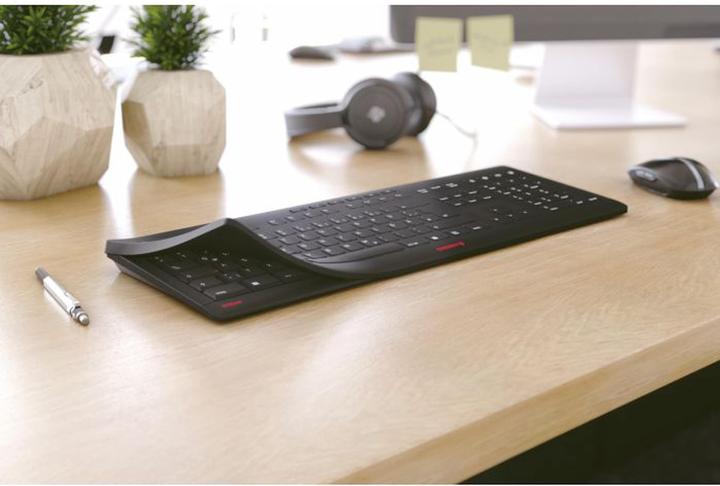 Produktbild CHERRY TAS STREAM PROTECT KEYBOARD Corded DE-Layout schwarz (DE, Kabelgebunden)