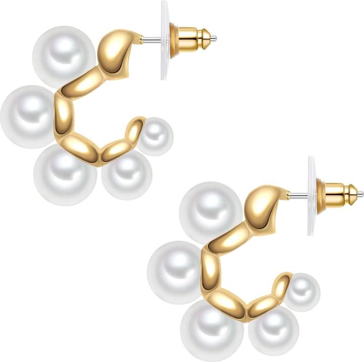 Produktbild Yokoamii Damen Creolen Metall-Legierung - 36450 (Metall-Legierung)