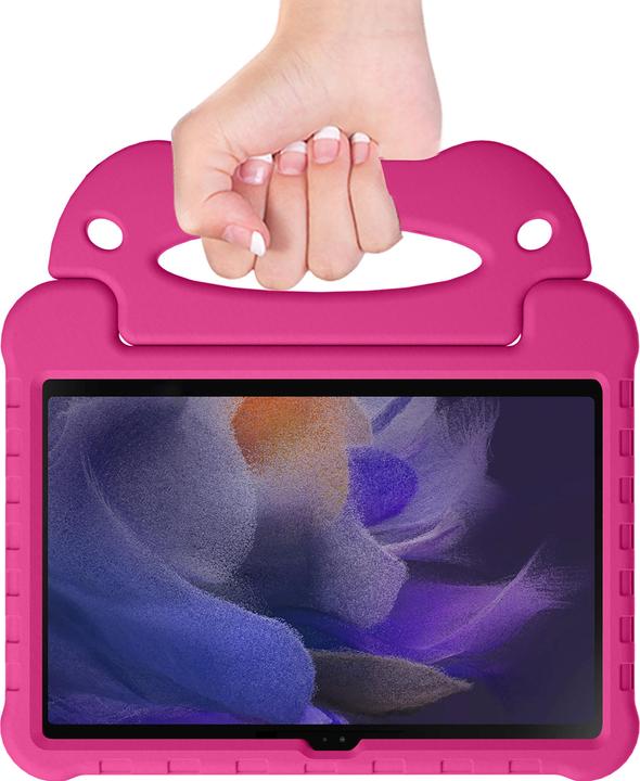 Produktbild Cazy Schutzhülle Kompatibel mit Samsung Galaxy Tab A8 Kinderhulle Back Cover Ultra für Kinder mit Griff - (Galaxy Tab A8)