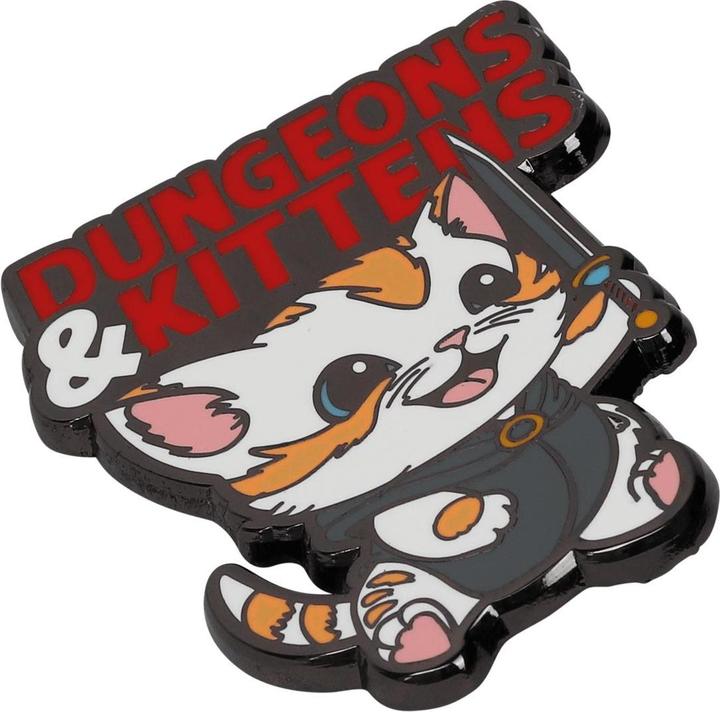Produktbild Glass Staff Anstecker Dungeons und Kittens Mehrfarbig