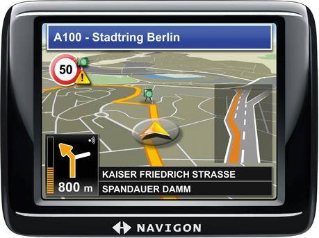 Navigon 20 Plus, TMC, Mitteleuropakarten