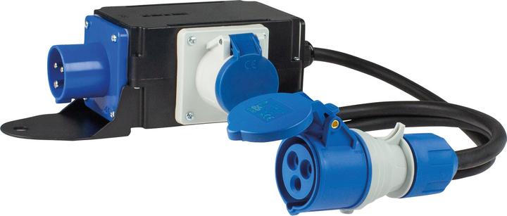 Actual product image As - Schwabe AS Schwabe 60497 CEE-CARA adapter 16 A 230 V 1 pc. (4 x, CEE 7/3, CEE)