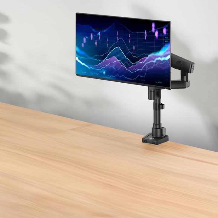Productafbeelding Enkele monitorarm office solid pro met mechanische veer (Tabel, 40")