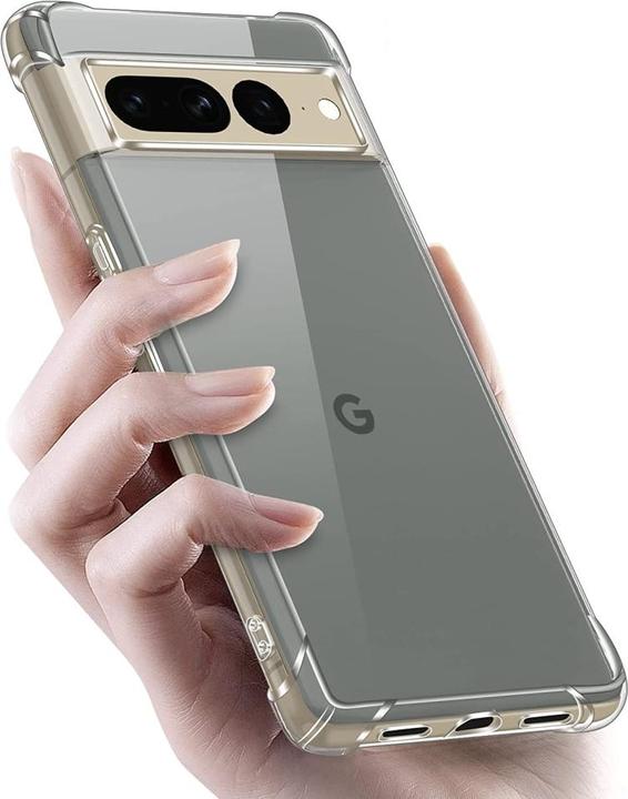 Actual product image Screenguard Google Pixel 7 Pro Case Crystal Soft Airbag Bumper (Google Pixel 7 Pro)