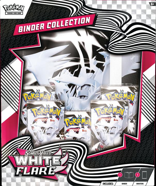 Actual product image Asmodée Scarlet & Violet: White Flare Binder Collection (English, Booster Pack)