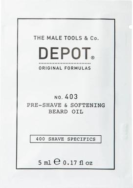Image du produit Depot 400 Shave Specifics No 403 Huile de prérasage adoucissante à l'amande douce - 5 Ml (5 ml)