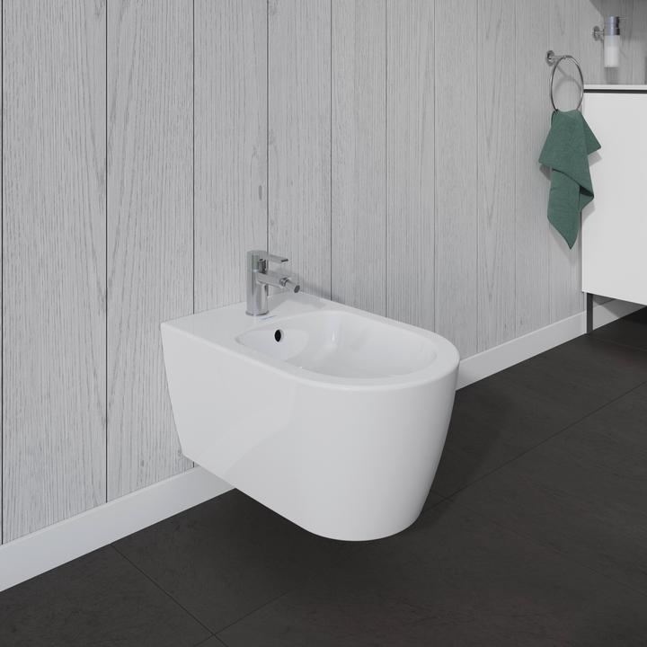 Actual product image Duravit Single lever bidet mixer B.2 with pop-up waste chrome