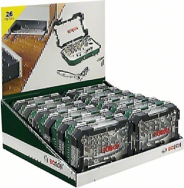 Actual product image Bosch Professional Zubehör Bit set 26 pieces Accessories P (Cross Phillips PH M2, Hexagon socket TX with hole M10, Hexagon socket TX With hole M15, Hexagon socket TX with hole M20)
