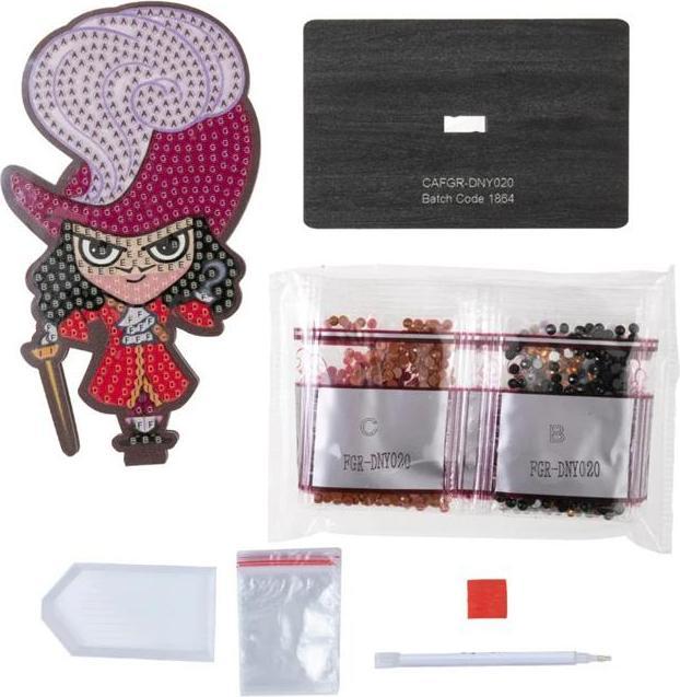 Actual product image Craft Buddy Captain Hook, Crystal Art Buddy approx. 11x8cm