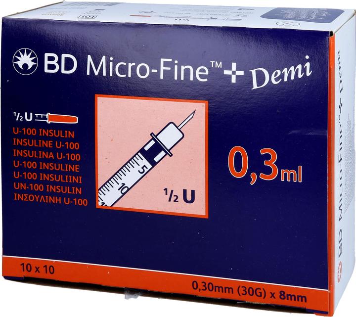 Produktbild BD U100 Insulin Spritzen (Insulinspritze)