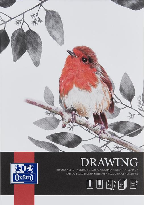 Actual product image Oxford Drawing pad (A4, Plain, Soft cover)