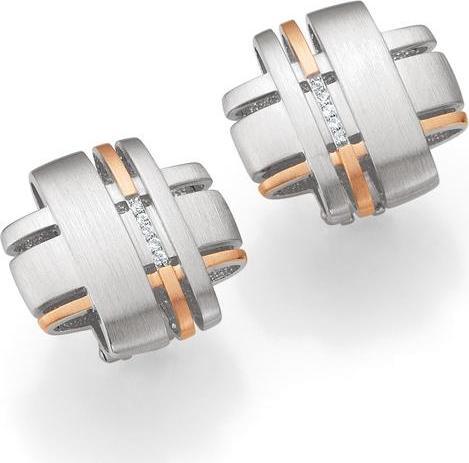 Breuning Ohrschmuck - E.Safir Weiss