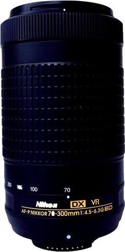 Actual product image Nikon AF-P Nikkor 70-300mm f/4.5-6.3G ED DX VR (Nikon DX, APS-C / DX)