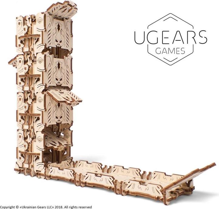 Actual product image Ugears Modular Dice Tower