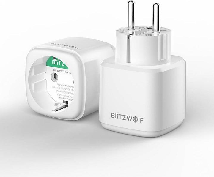 Actual product image BlitzWolf Smart socket BW-SHP15, ZigBee, 3680W