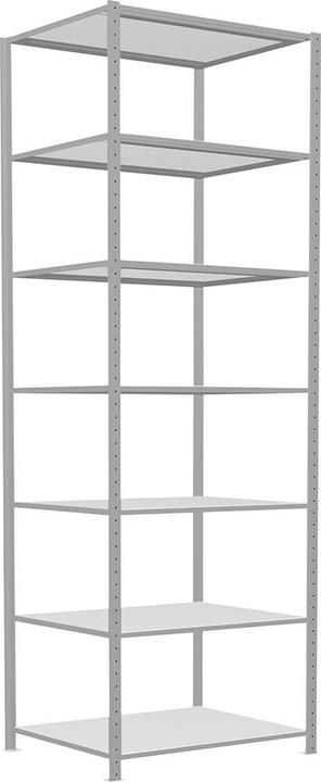 Stecksystem Grundregal MULTIplus150 mit Kreuzstrebe
