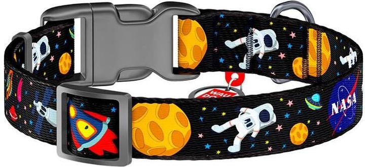Actual product image Waudog NASA nylon dog collar with QRCodeGrS (S, Dog, Dog sport)